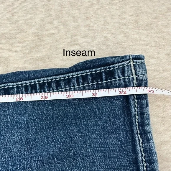 Miss Me Boot Women’s Size 27 Cotton Light-Blue Low Rise Jeans M3444B55 - Picture 10 of 15